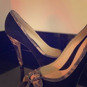 Snake skin heels